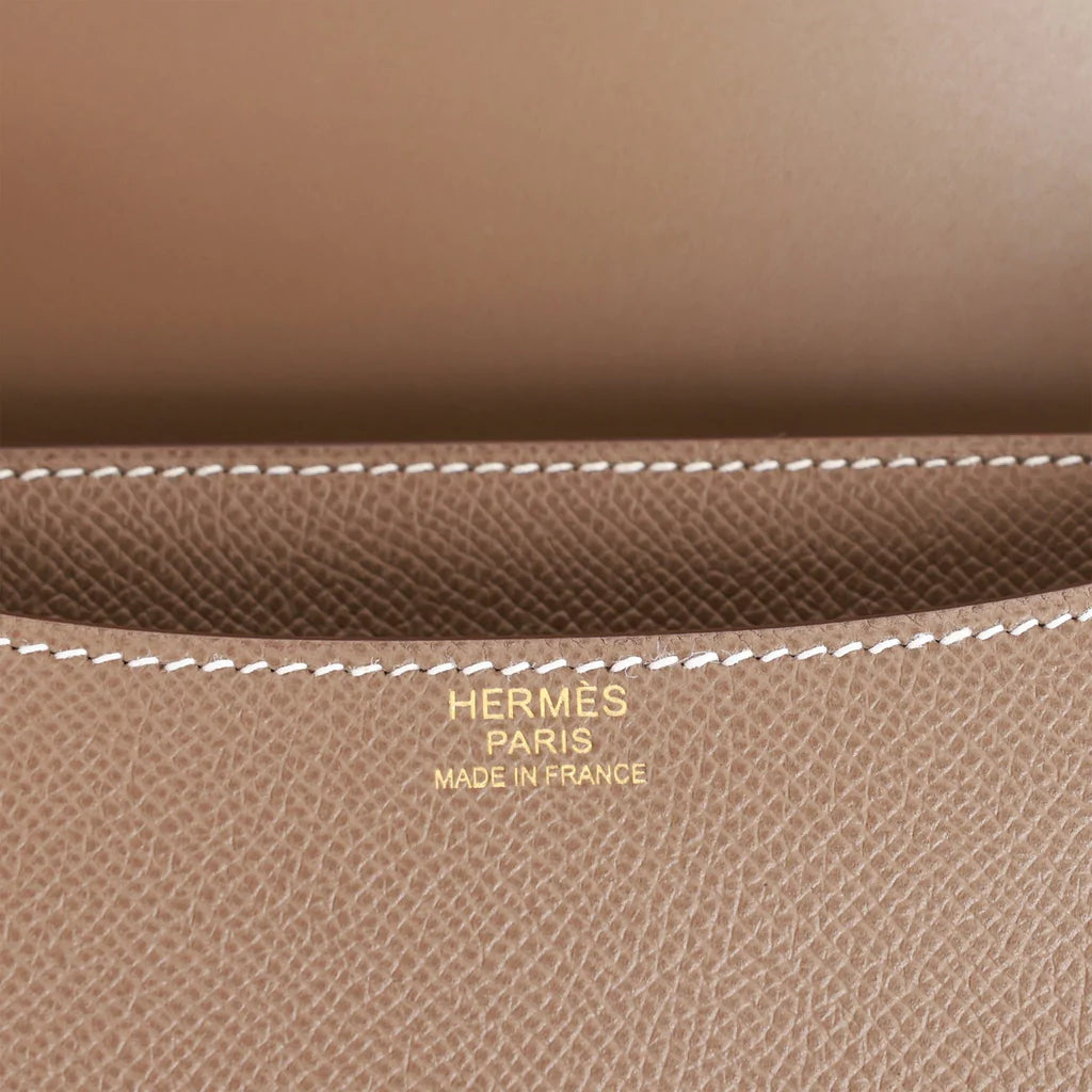 Hermès Constance 24 Etoupe Epsom Gold Hardware