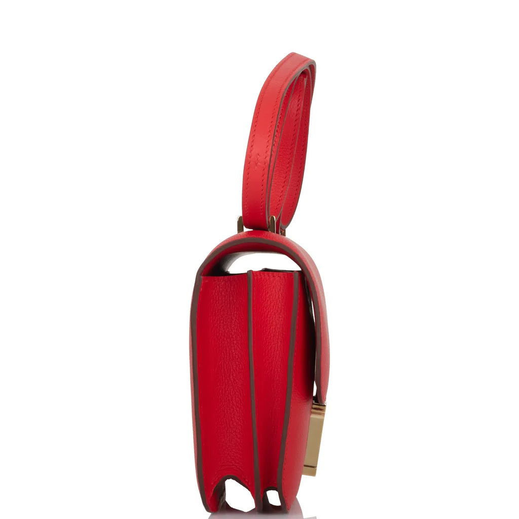 Hermès Constance 18 Rouge de Coeur Verso Evercolor Permabrass Hardware