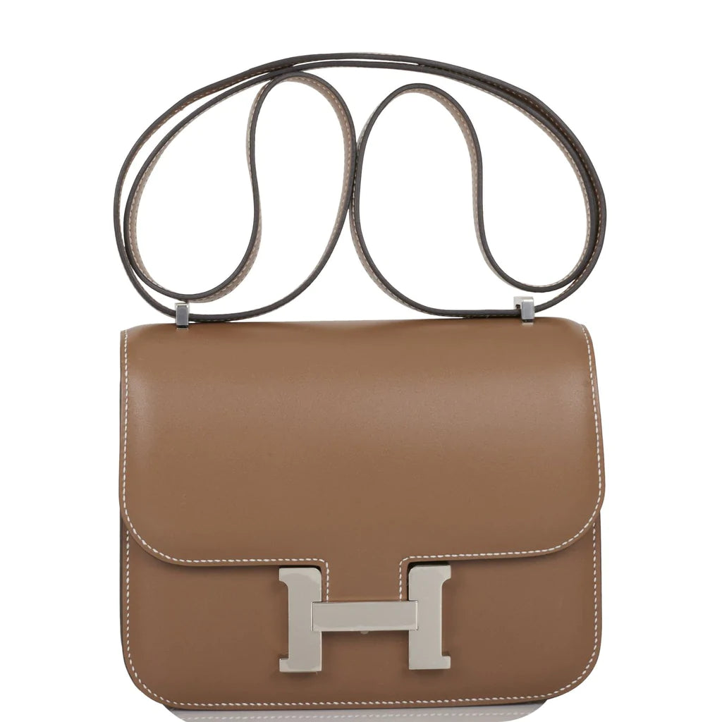 Hermès Constance 18 Etoupe Tadelakt Palladium Hardware