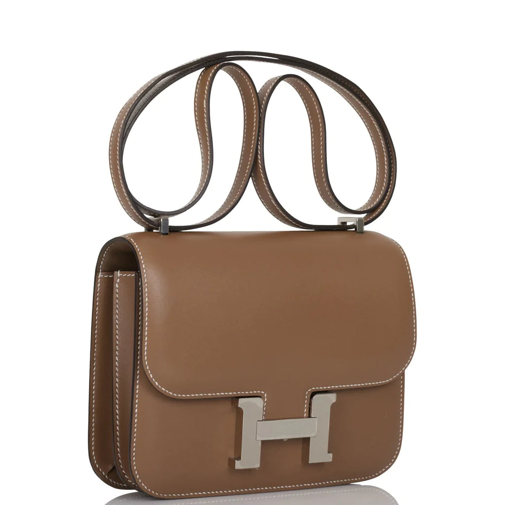 Hermès Constance 18 Etoupe Tadelakt Palladium Hardware