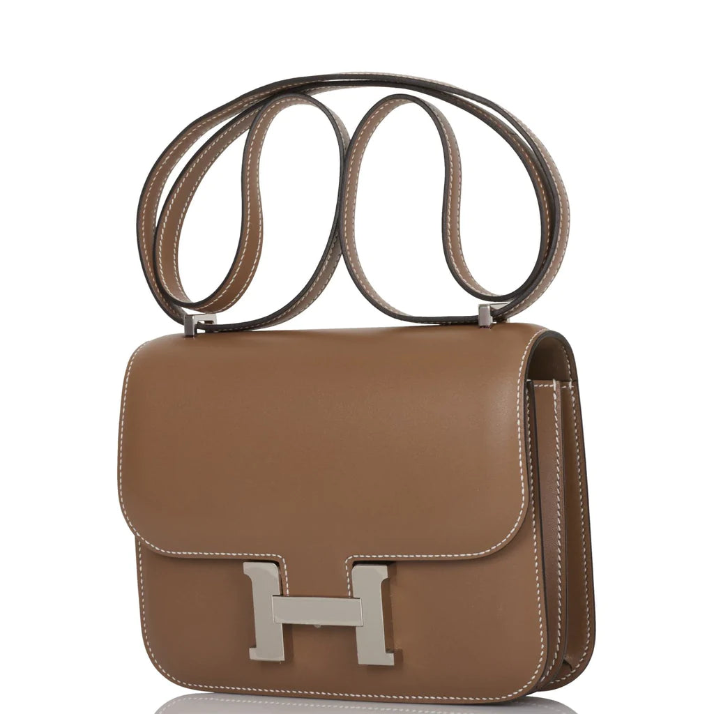 Hermès Constance 18 Etoupe Tadelakt Palladium Hardware