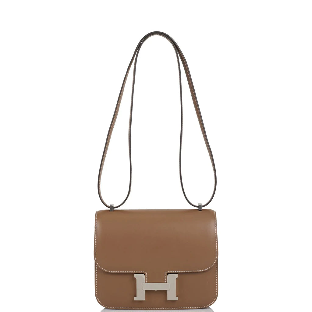 Hermès Constance 18 Etoupe Tadelakt Palladium Hardware