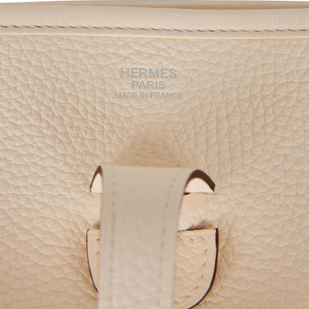 Hermès Evelyne III PM Nata Clemence Palladium Hardware