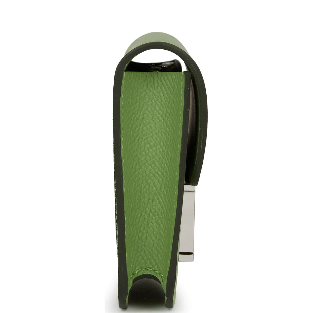 Hermès Constance Slim Wallet Vert Criquet Epsom Palladium Hardware