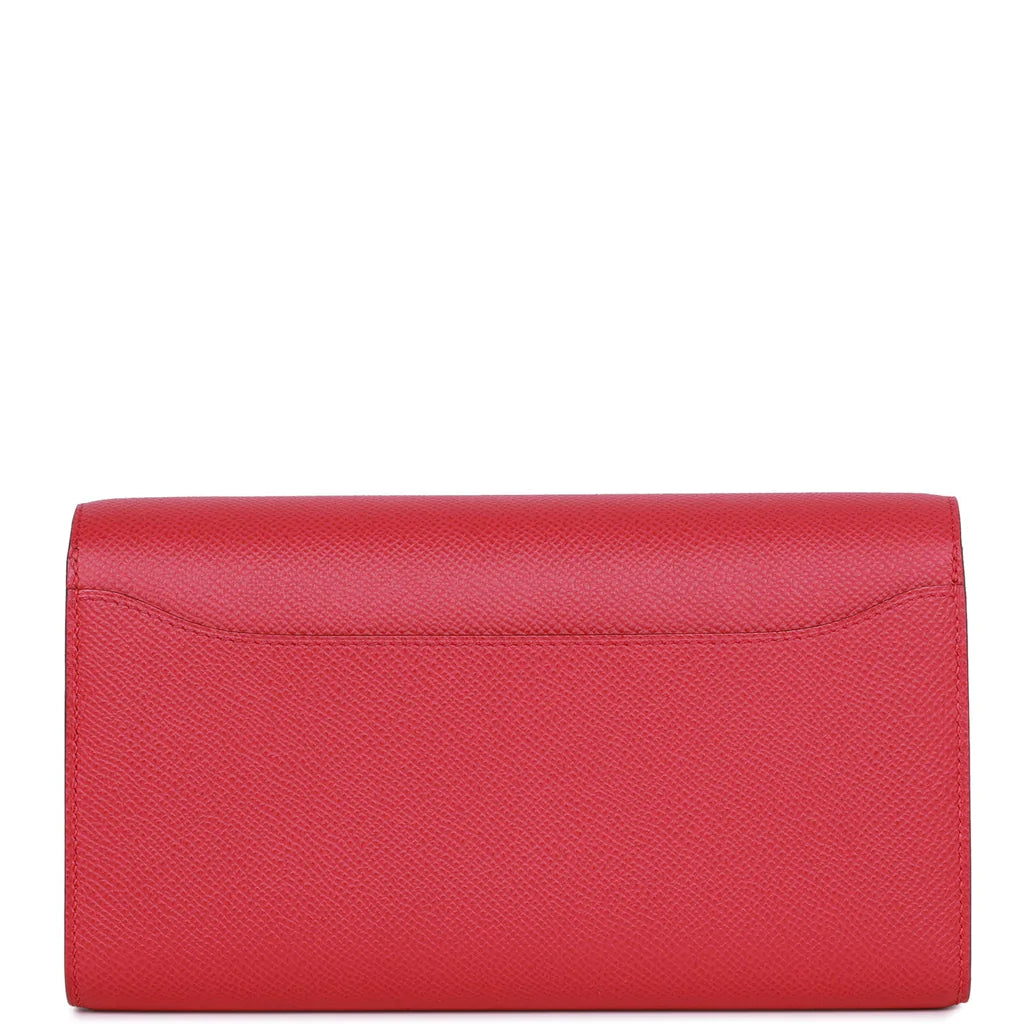 Hermès Constance Wallet To Go Rose Extreme Epsom Palladium Hardware