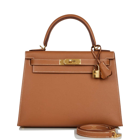 Hermès Kelly Sellier 28 Gold Madame Gold Hardware