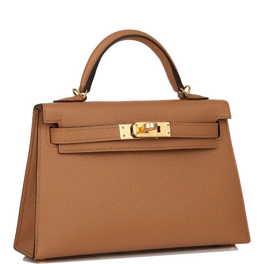 Hermès Kelly Sellier 20 Chai Epsom Gold Hardware