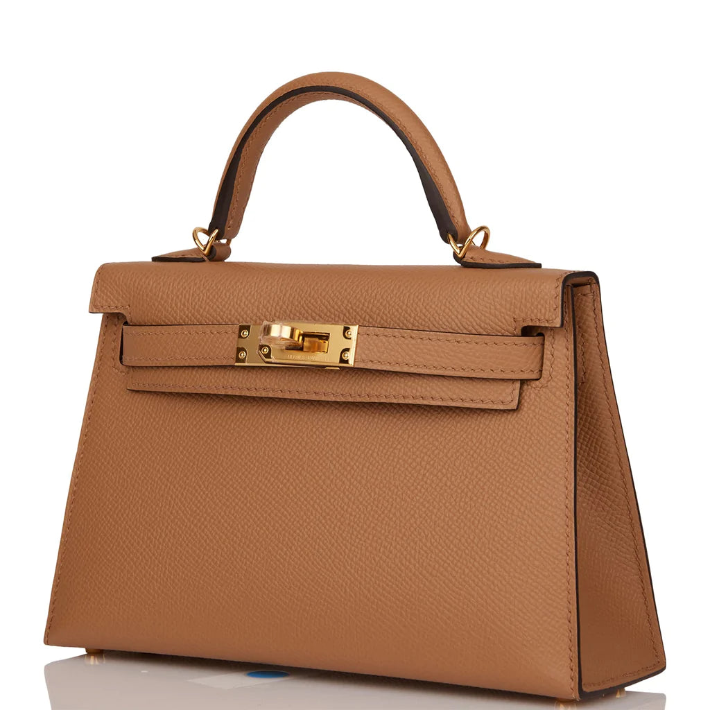 Hermès Kelly Sellier 20 Chai Epsom Gold Hardware