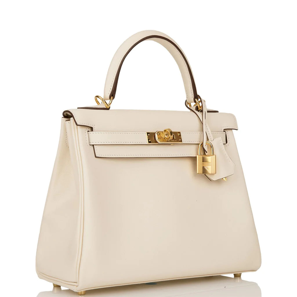 Hermès Kelly Retourne 25 Nata Swift Gold Hardware