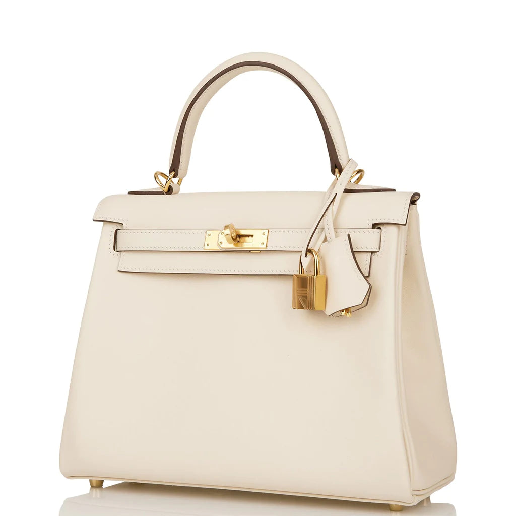 Hermès Kelly Retourne 25 Nata Swift Gold Hardware