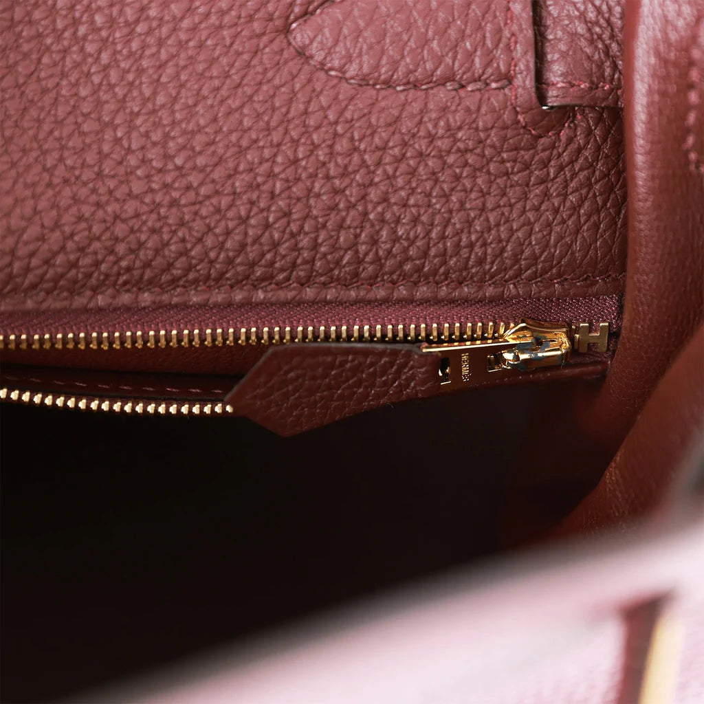 Hermès Kelly Retourne 28 Bordeaux Togo Gold Hardware