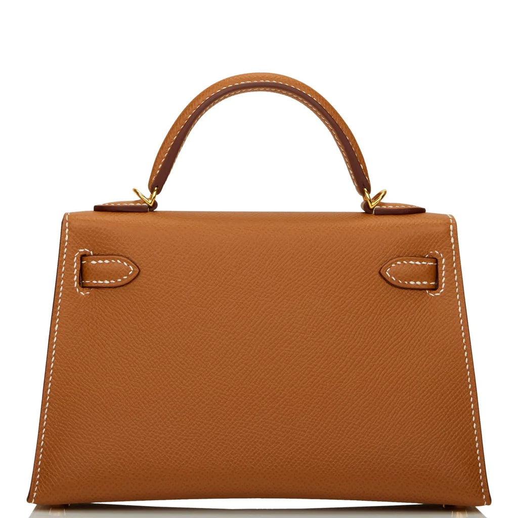 Hermès Kelly Sellier 20 Gold Epsom Gold Hardware