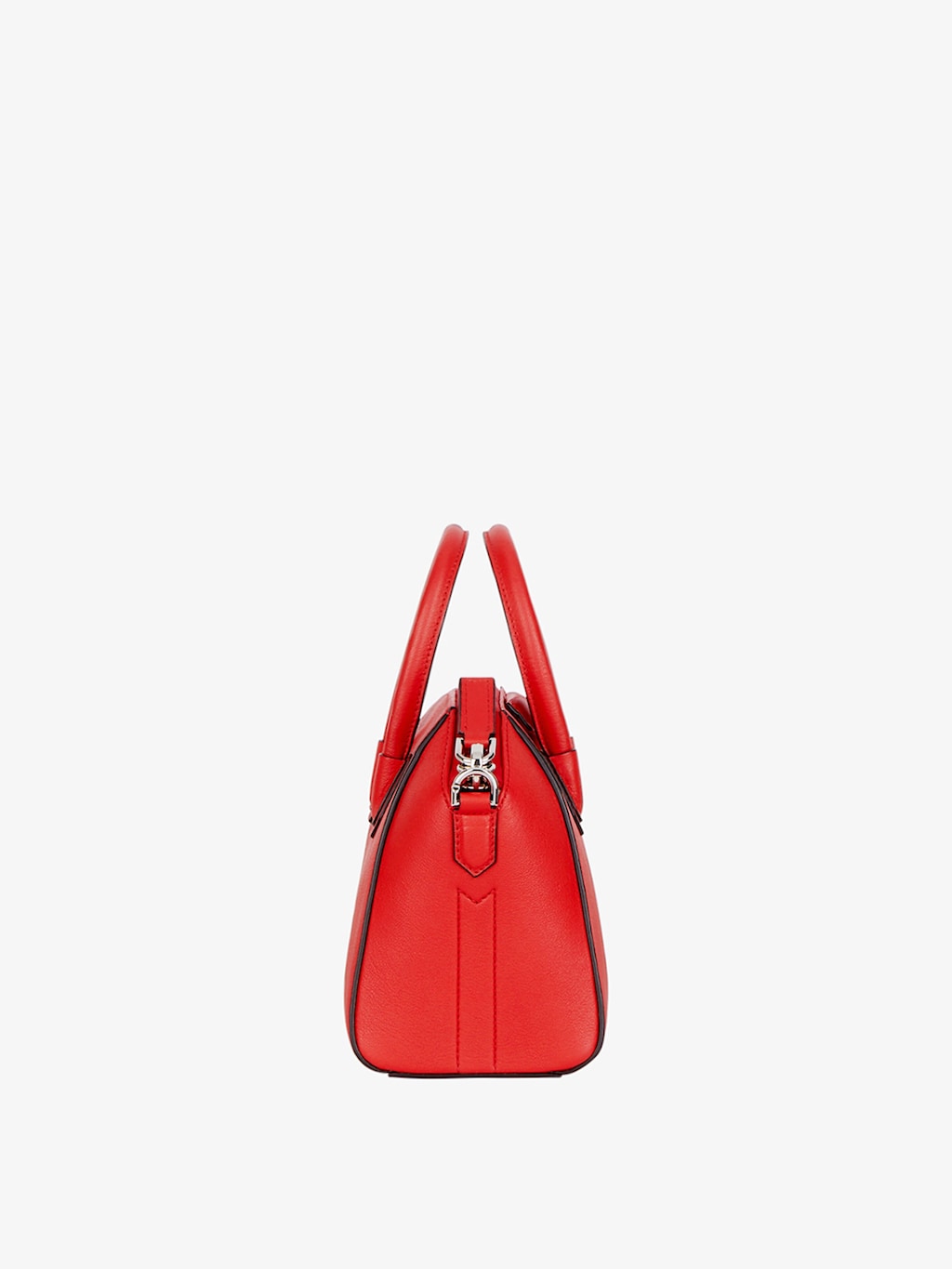 Mini Antigona bag in grained leather LIGHT RED