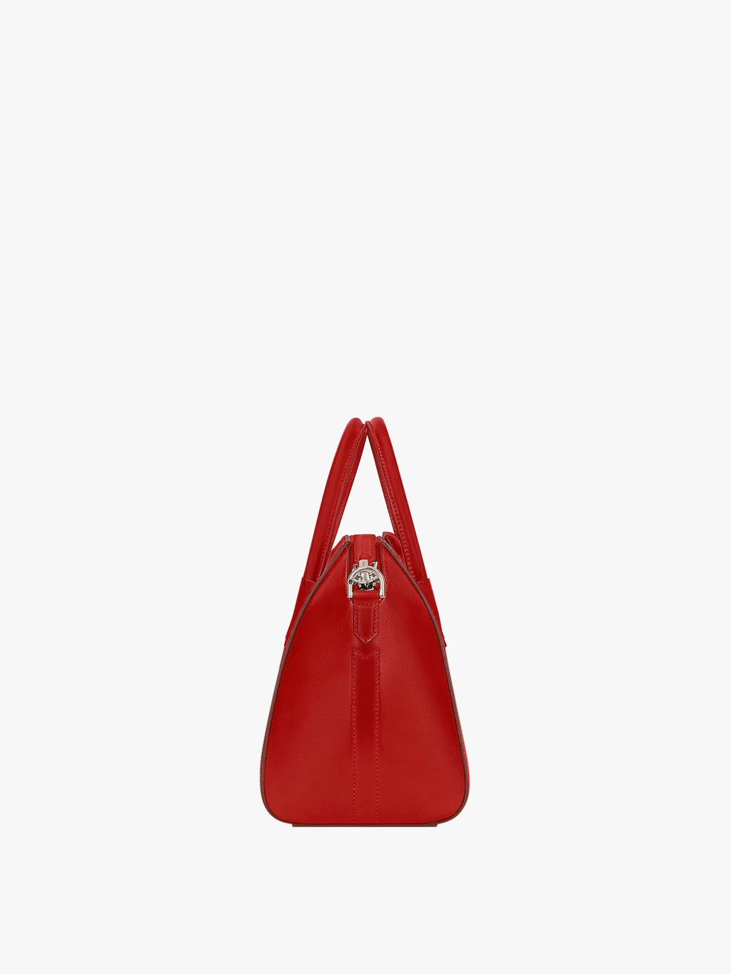 Mini Antigona bag in box leather DARK RED