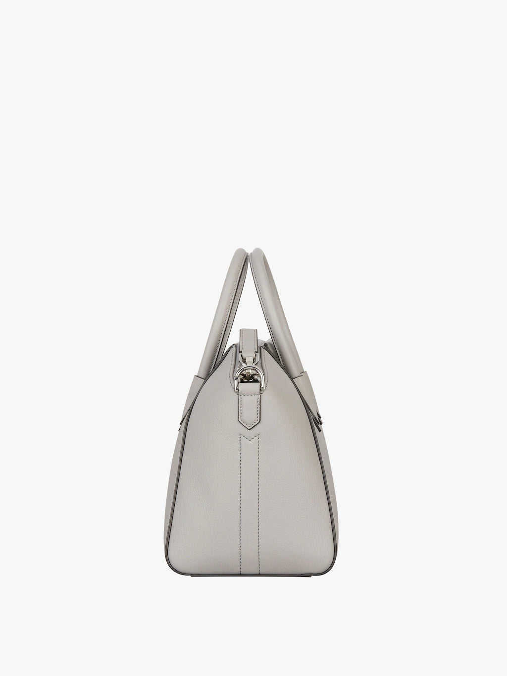 Small Antigona bag in grained leather PEARL GREY