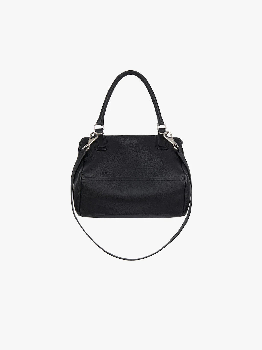 Medium Pandora bag in grained leather Black