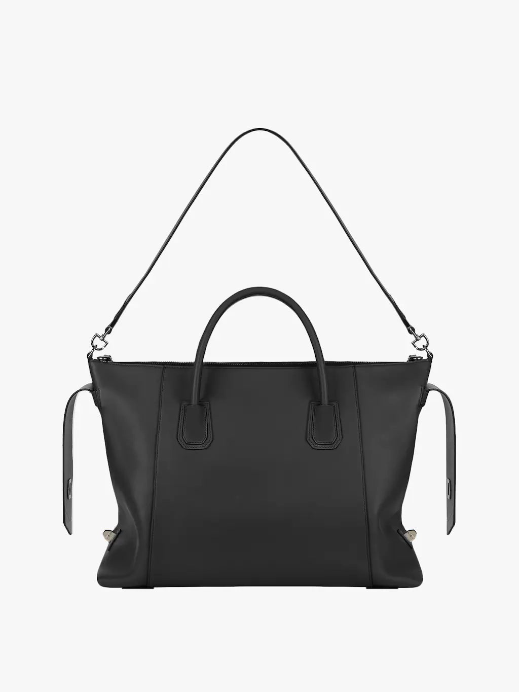 Medium Antigona Soft bag in smooth leather Black