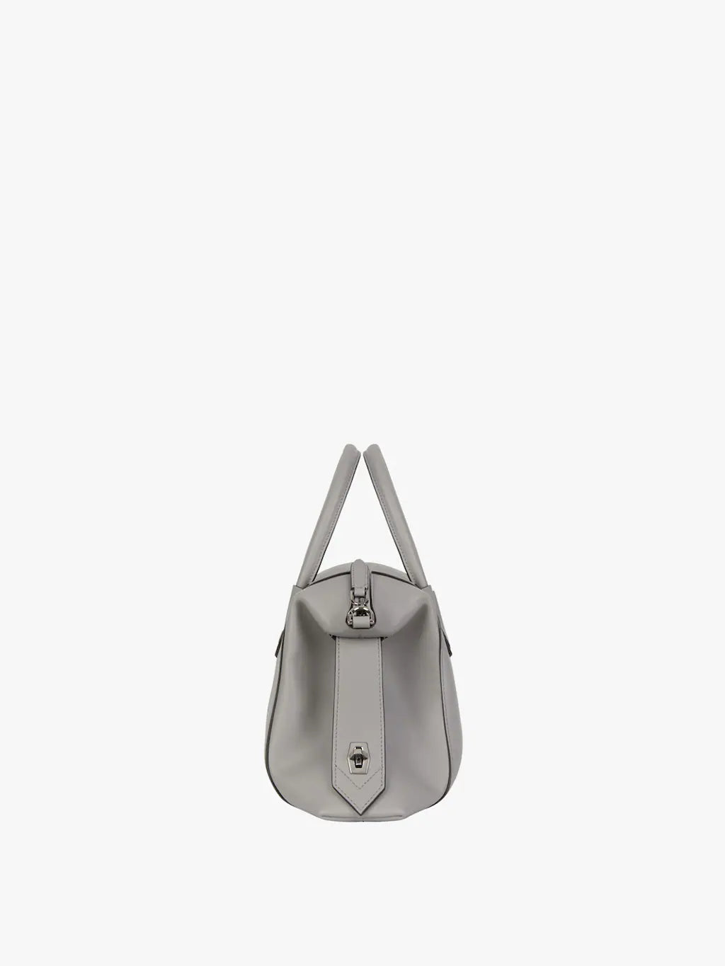 Small Antigona Soft bag in smooth leather Pearl grey