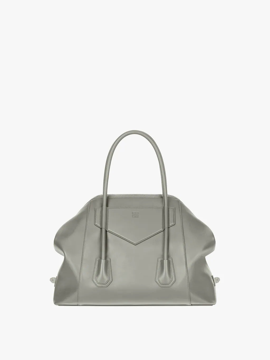 Medium Antigona Soft Lock Bag in smooth leather MEDIUM GREY