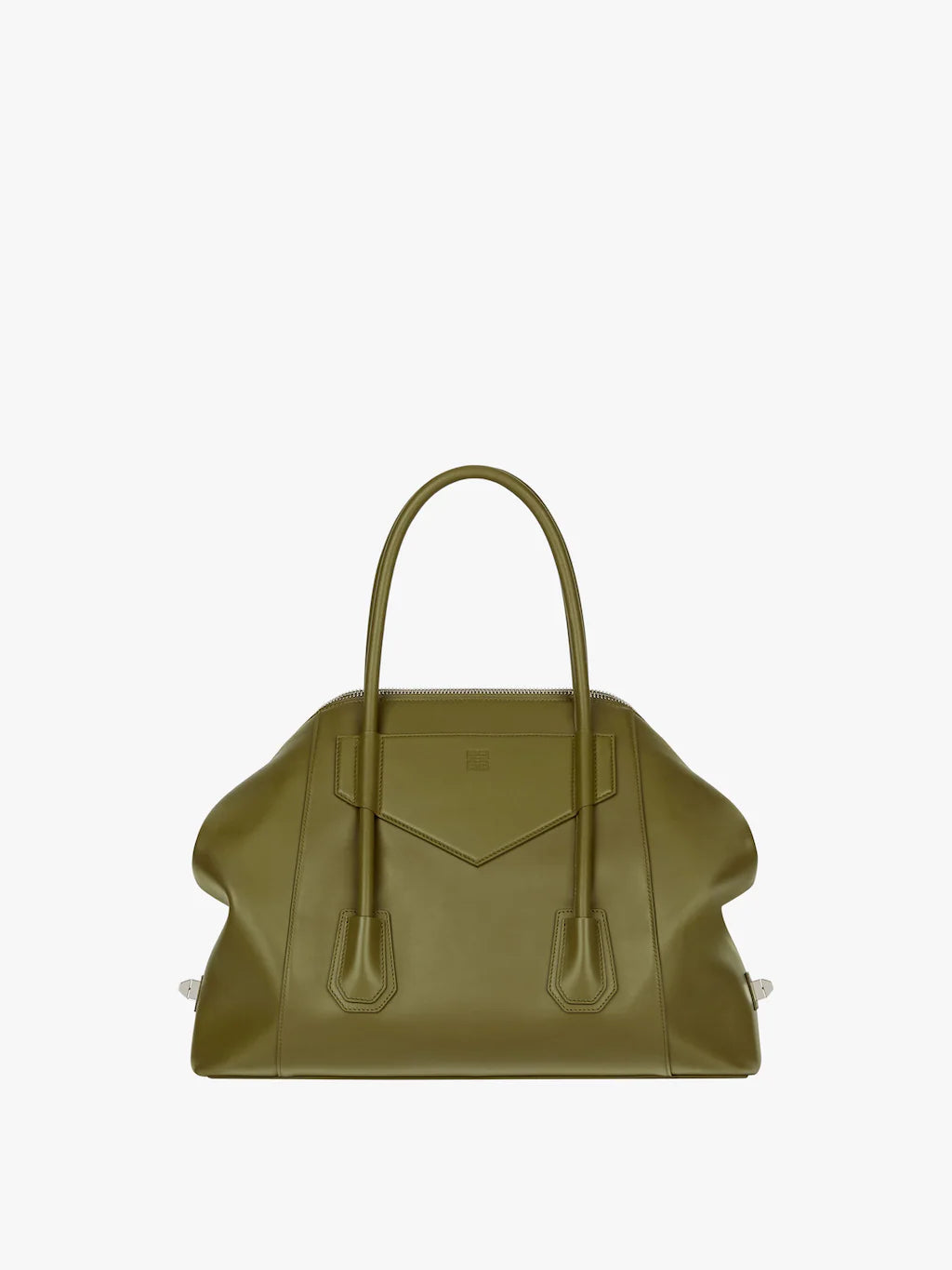 Medium Antigona Soft Lock Bag in smooth leather DARK KHAKI