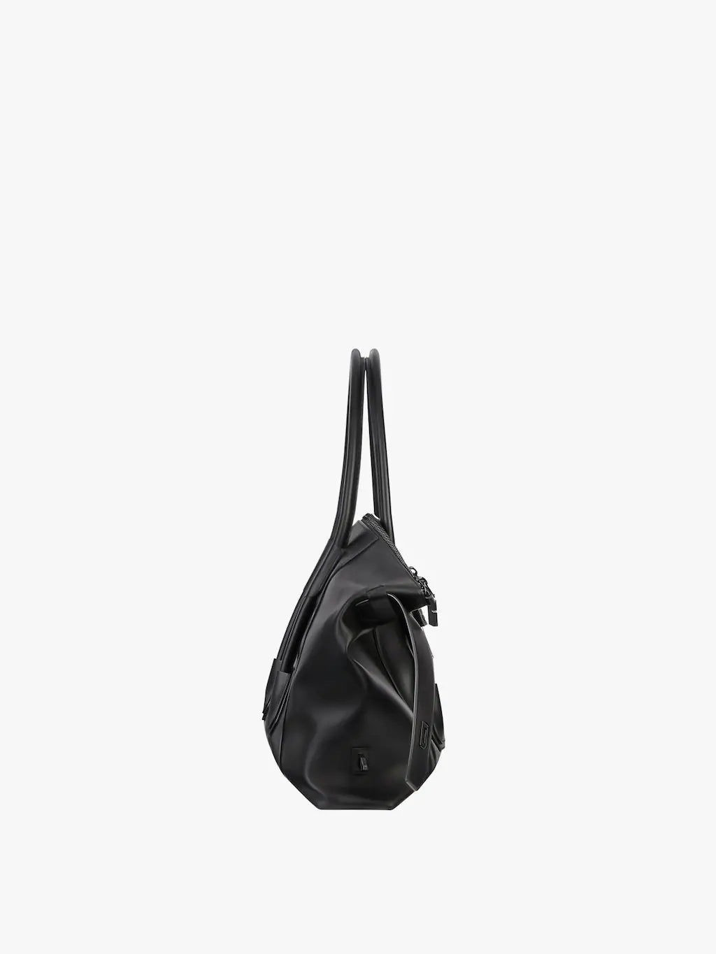 Medium Antigona Lock Soft in smooth leather Black