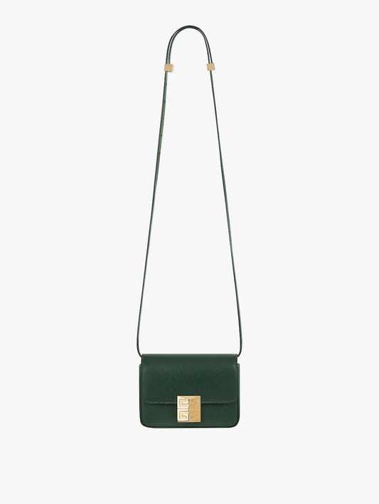 Small 4G bag in box leather GREEN FOREST