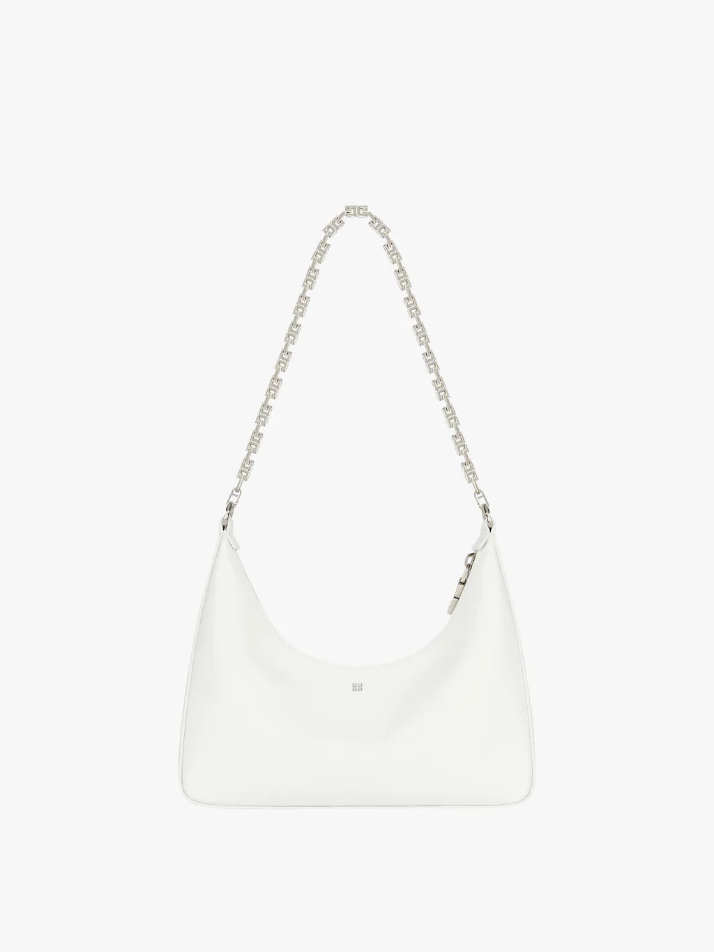 Small Moon Cut Out bag in leather IVORY