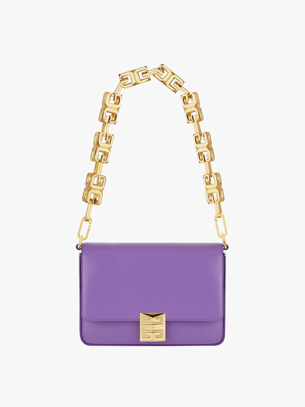 Medium 4G bag in box leather with chain ULTRAVIOLET