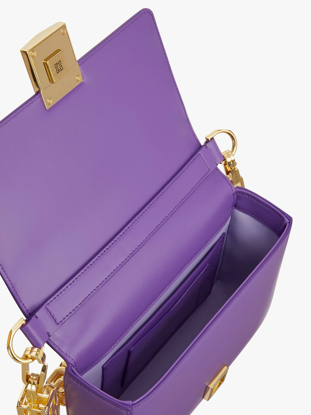 Medium 4G bag in box leather with chain ULTRAVIOLET