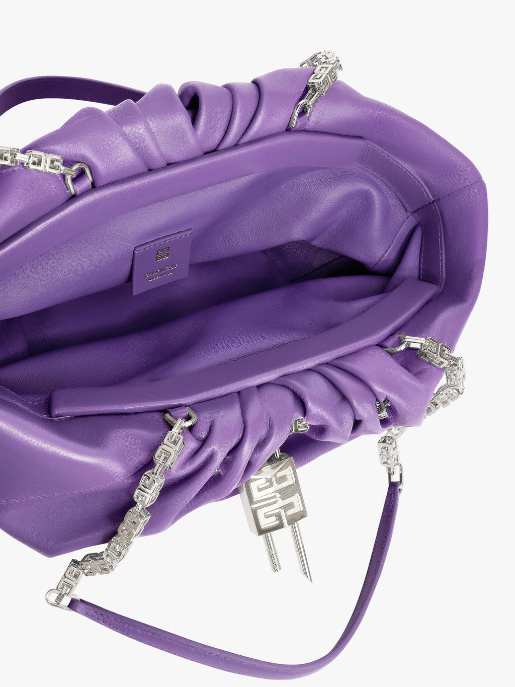 Small Kenny bag in smooth leather Ultraviolet