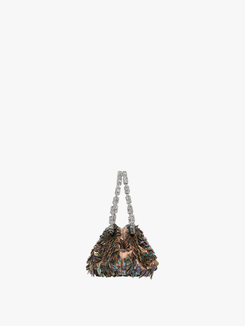 Mini Kenny bag in embroidered nacre Multicolored