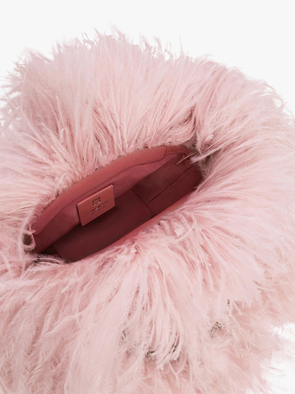 Mini Kenny bag in feathers Blossom pink