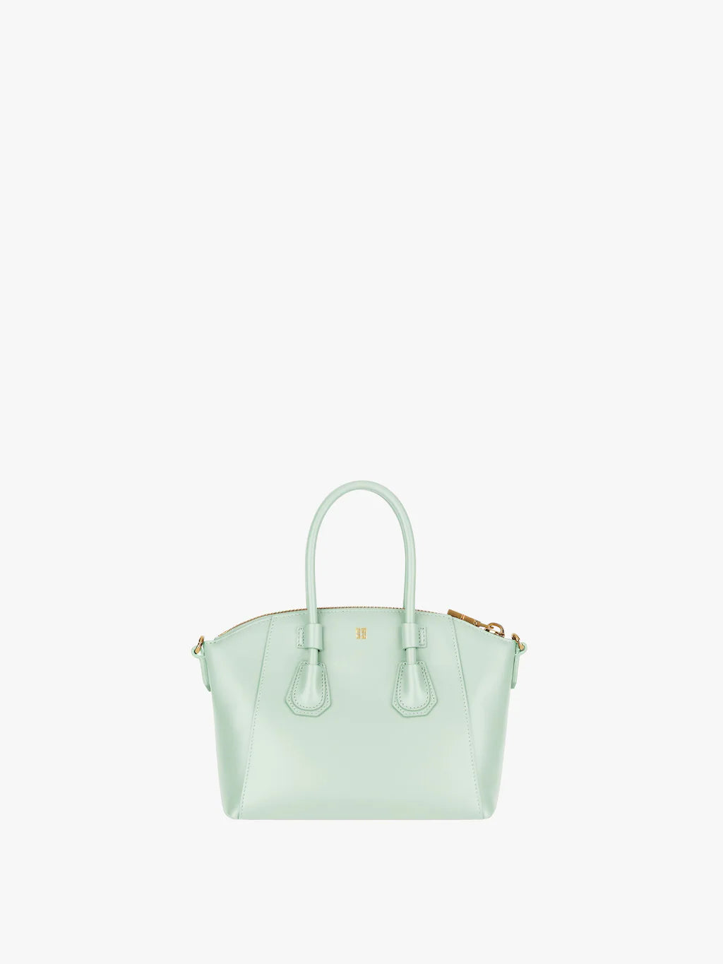 Mini Antigona Sport bag in leather CELADON