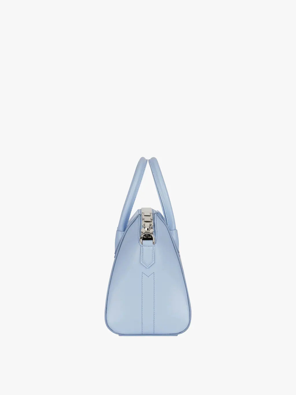 Mini Antigona bag in Box leather Baby blue