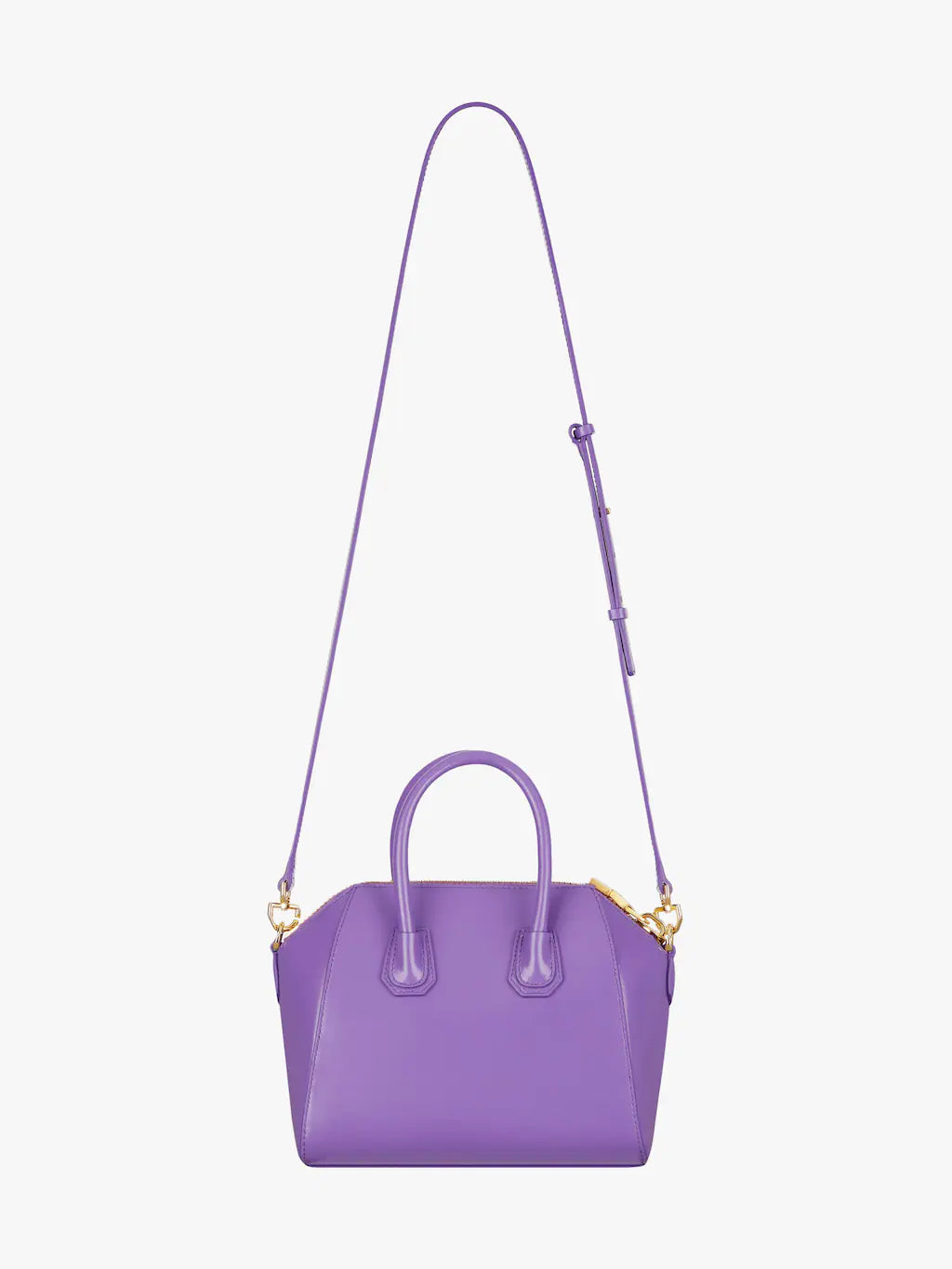 Mini Antigona bag in Box leather ULTRAVIOLET