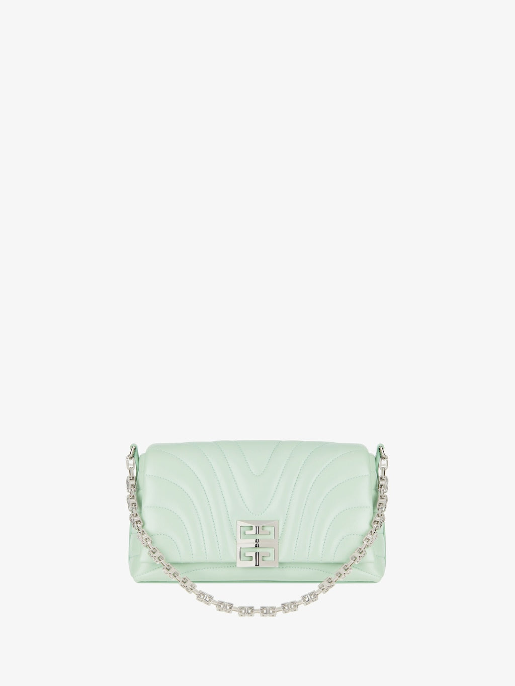 Small 4G Soft bag in quilted leather CELADON