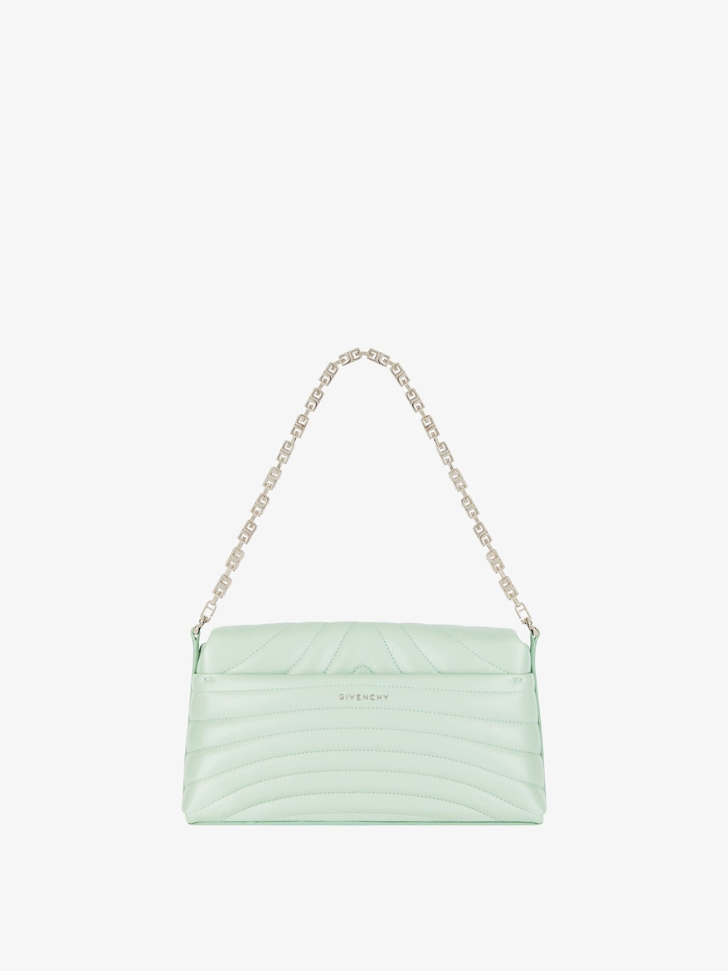 Small 4G Soft bag in quilted leather CELADON