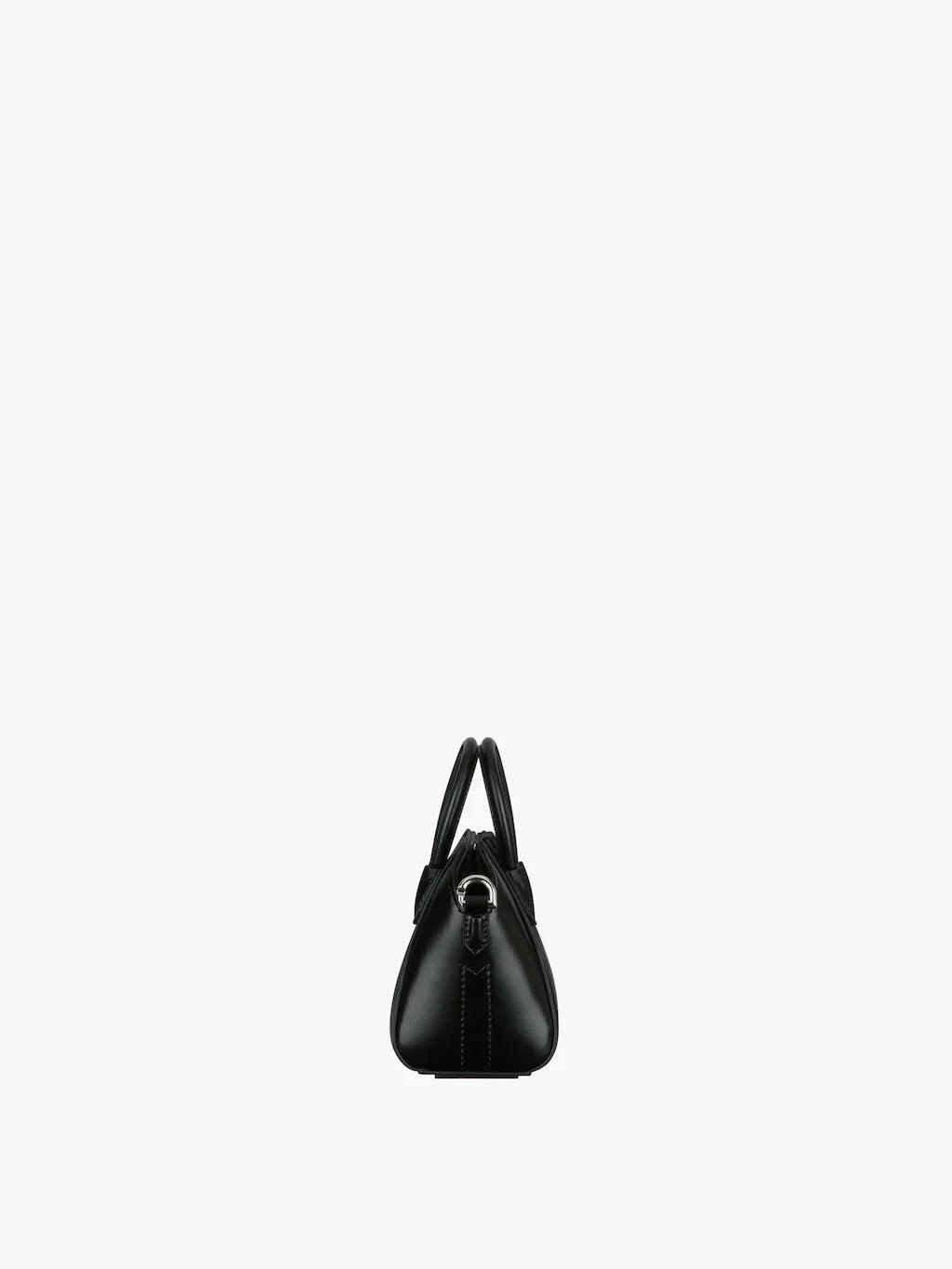 Micro Antigona bag in Box leather BLACK