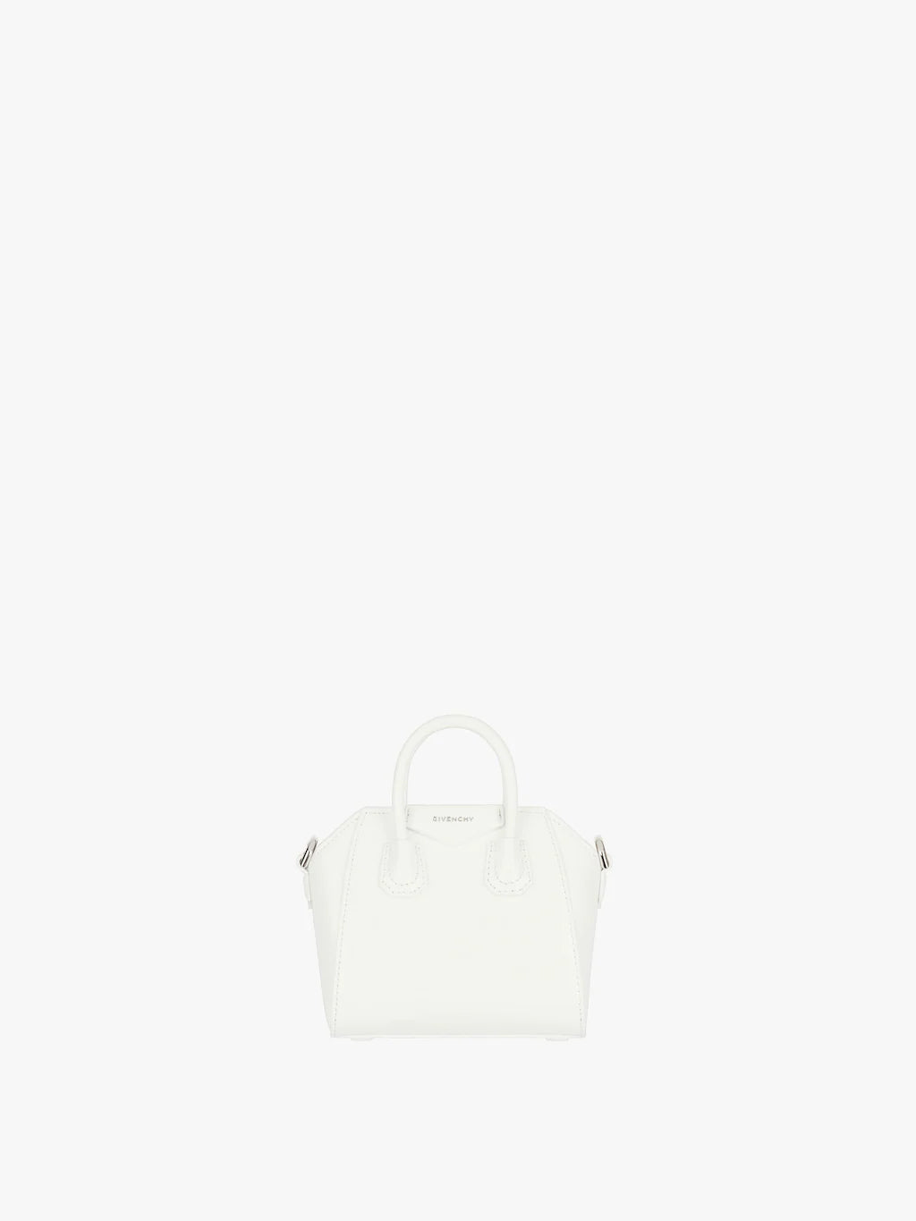 Micro Antigona bag in Box leather IVORY