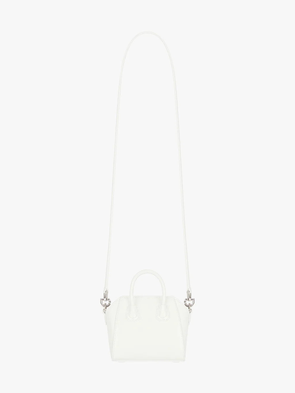 Micro Antigona bag in Box leather IVORY