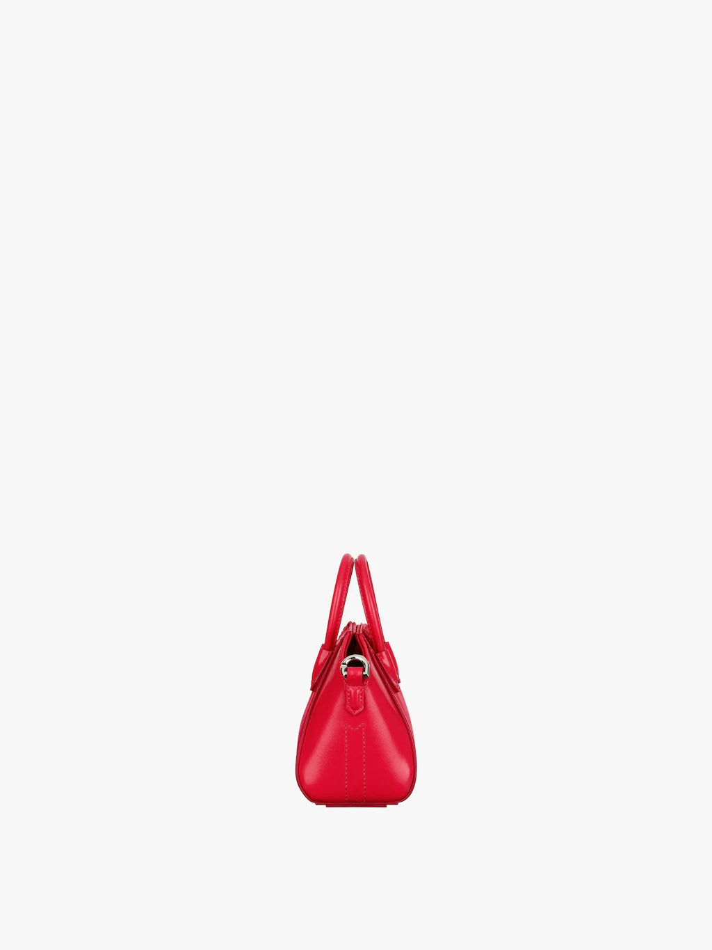 Micro Antigona bag in Box leather RED