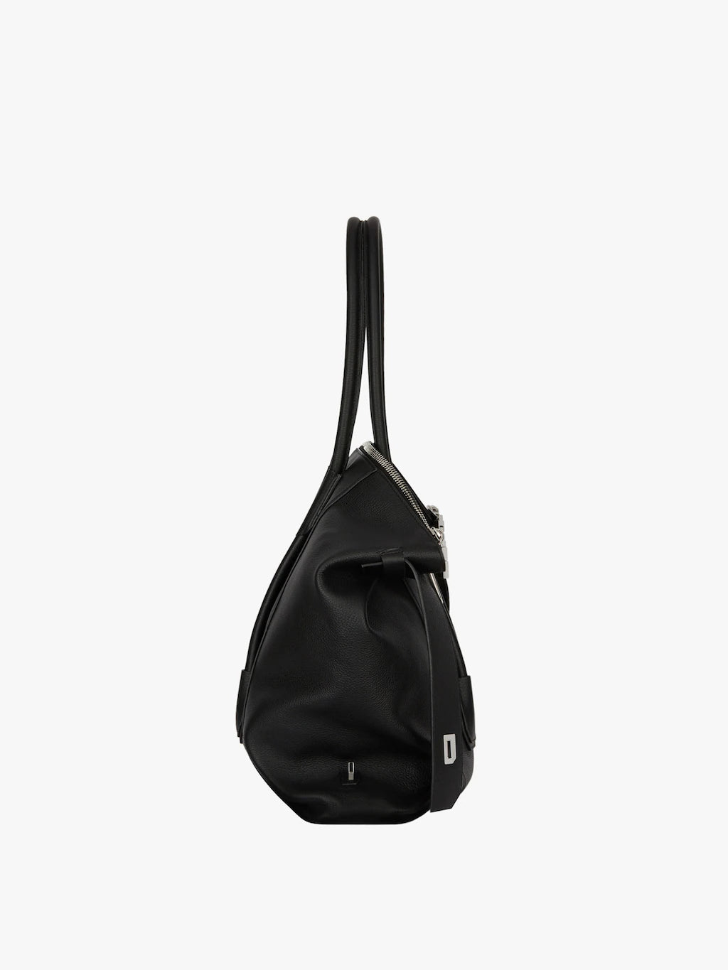 Large Antigona Lock Soft in grained leather BLACK