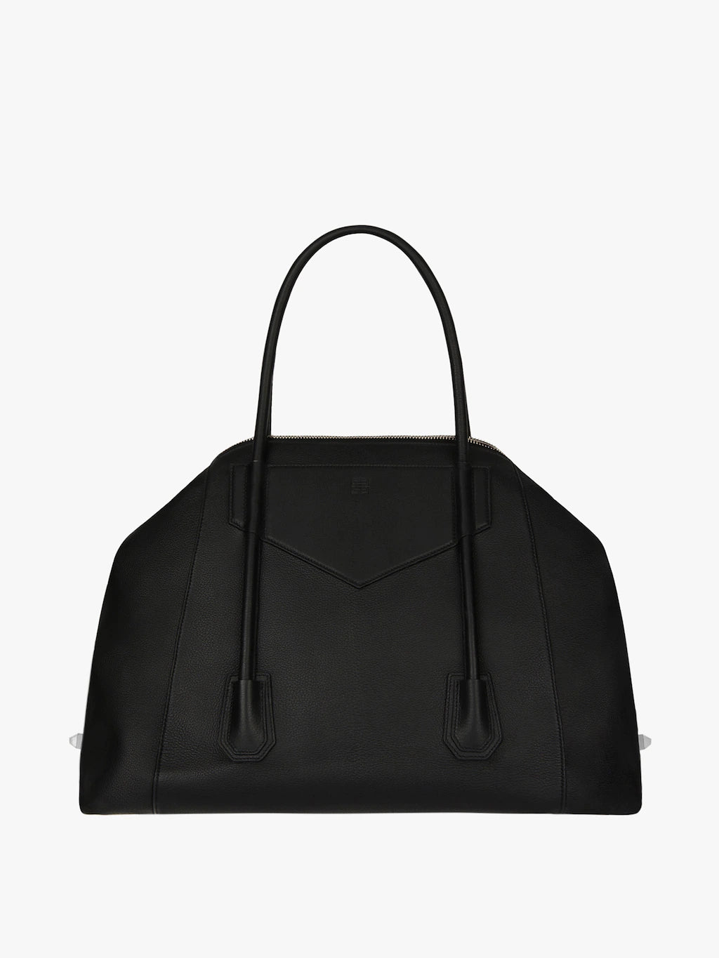 Large Antigona Lock Soft in grained leather BLACK