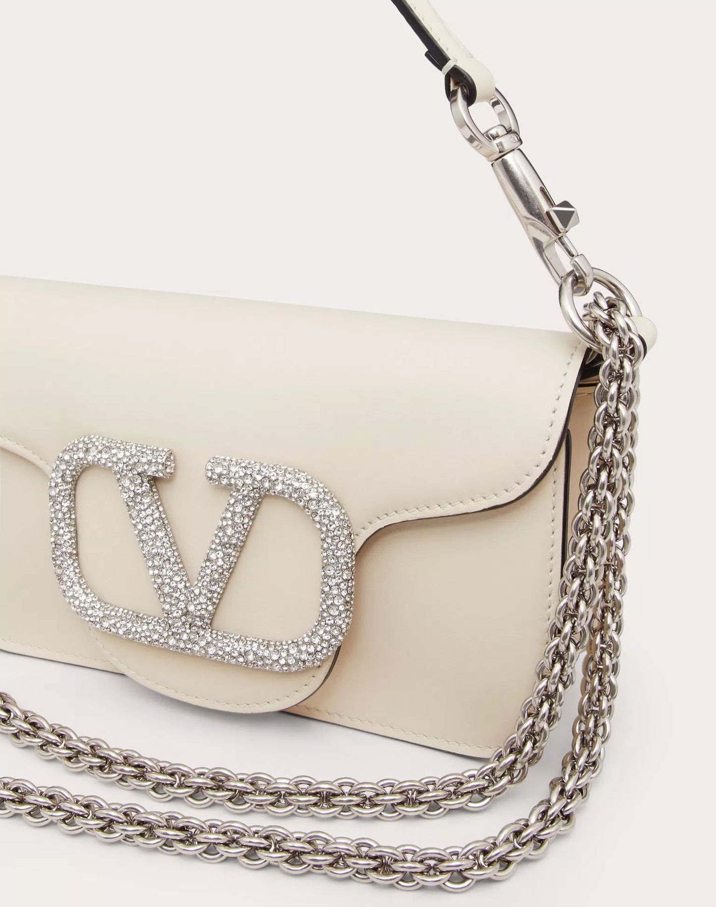 LOCÒ SMALL SHOULDER BAG WITH JEWEL LOGO