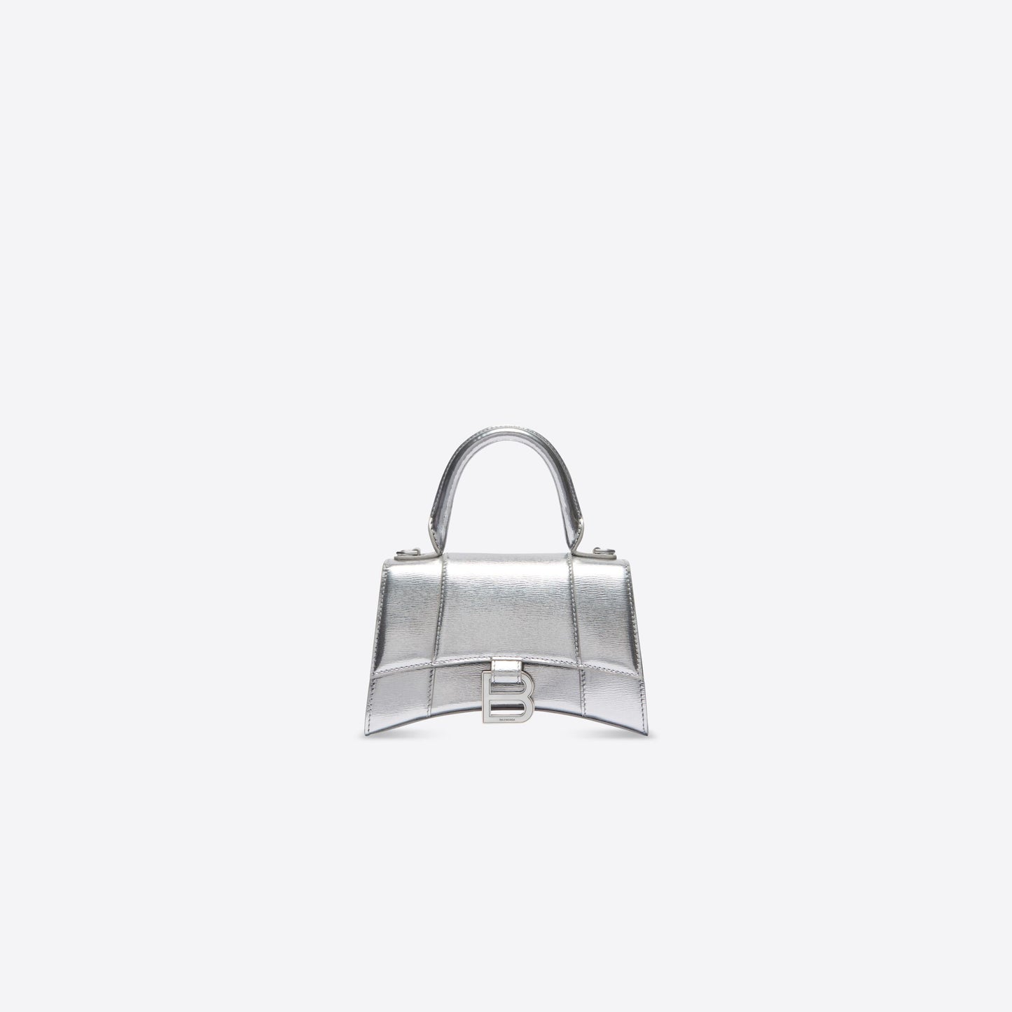 WOMEN'S HOURGLASS XS HANDBAG IN SILVER