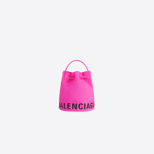 WOMEN'S WHEEL XS DRAWSTRING BUCKET IN FUCHSIA