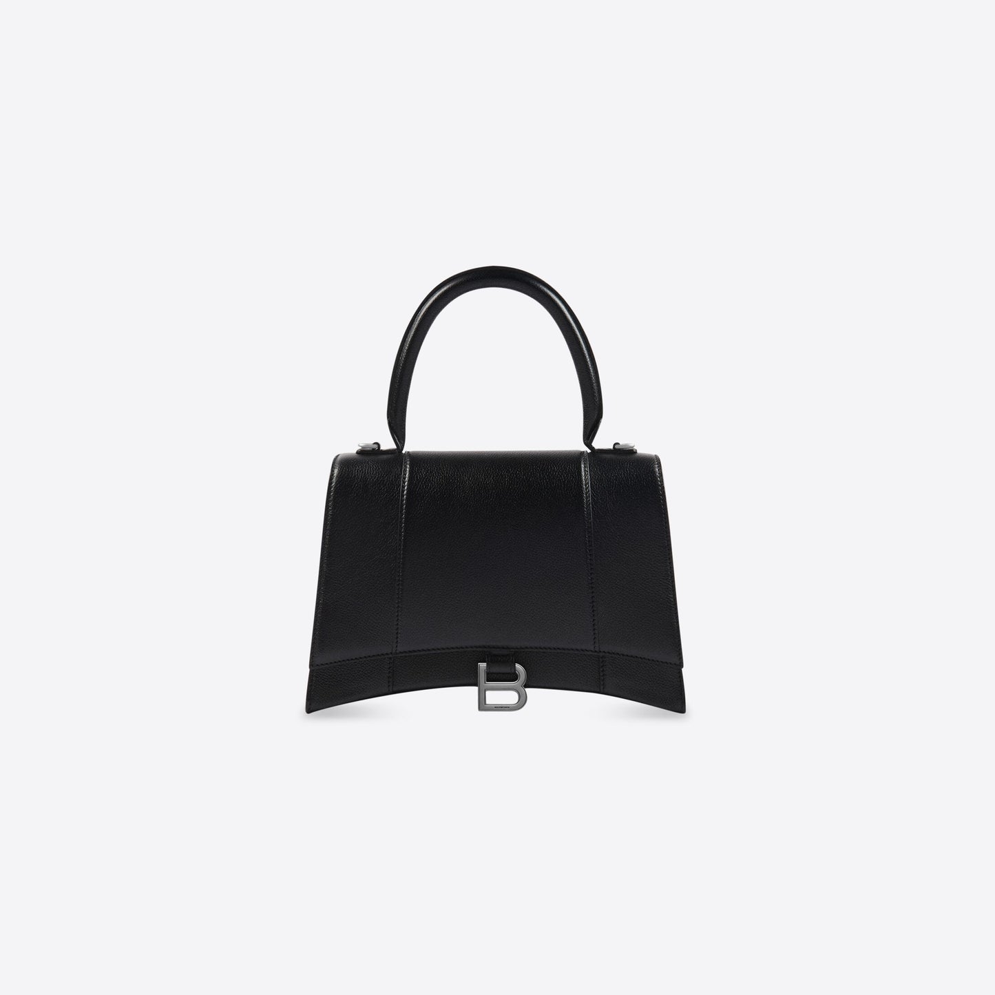 WOMEN'S HOURGLASS HANDBAG IN BLACK