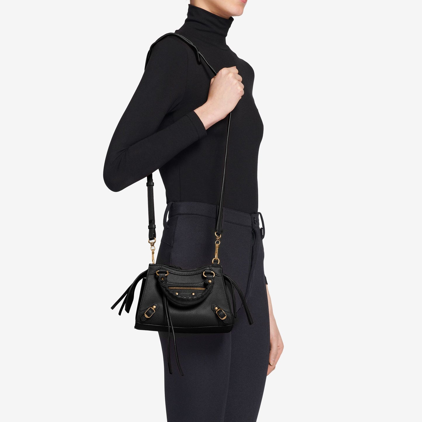 WOMEN'S NEO CLASSIC MINI HANDBAG IN BLACK