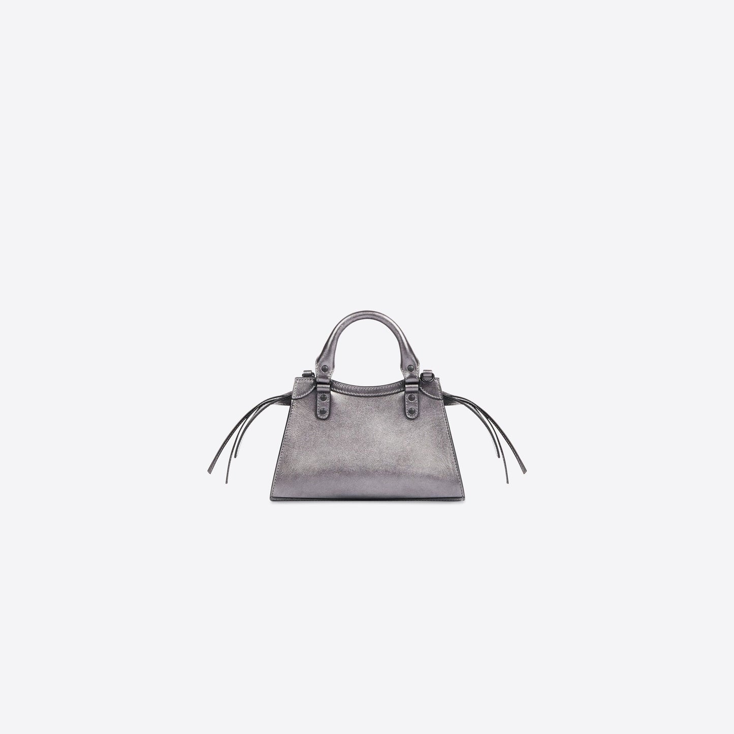 WOMEN'S NEO CLASSIC MINI HANDBAG METALLIZED IN SILVER