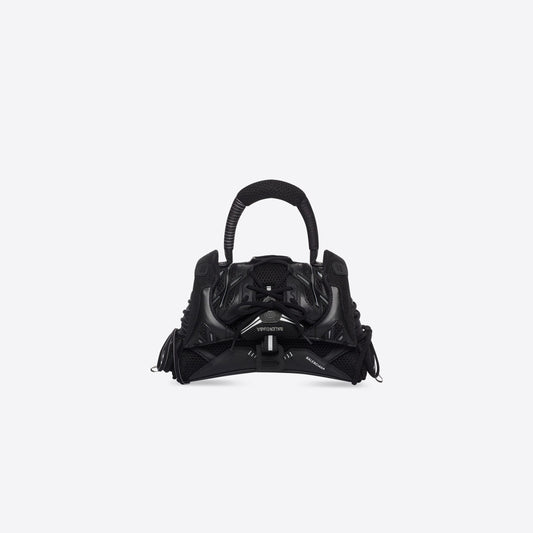 WOMEN'S SNEAKERHEAD SMALL HANDBAG IN BLACK